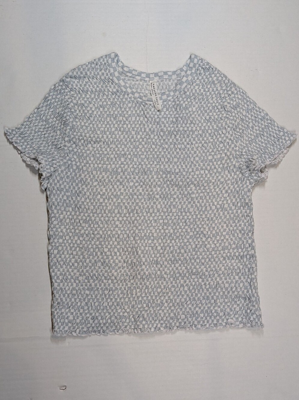 American Eagle Smocked Hey Baby Tee